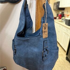 NWT Ruff Hewn Blue Hobo Bag